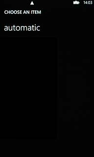 Press automatic.