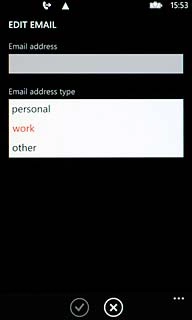 Press the required email type.