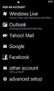 Press advanced setup.