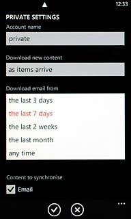 Press the required period or any time.