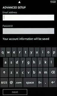 Press the field below Password and key in the password for the server.