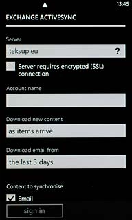 Press the field below Download new content.