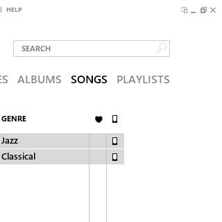 Select PLAYLISTS.