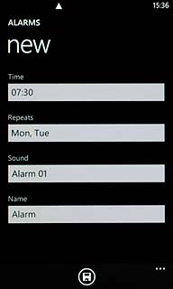 Press the field below Sound.