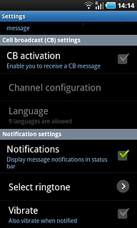 Press Select ringtone.