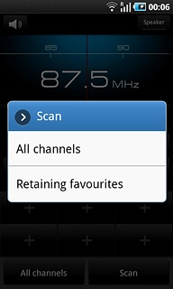 Press All channels or Retaining favourites.