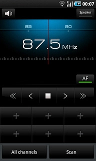 Press the stop icon.