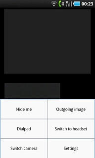 Press Hide me or Show me (depending on the current setting).