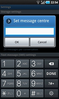 Key in +61415011501 and press OK.