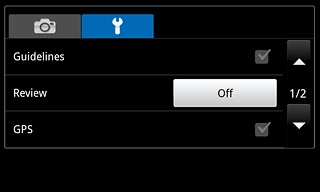 Press the second tab.