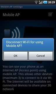 Press OK to confirm.