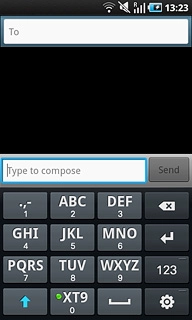 To write more numbers:Press 123.