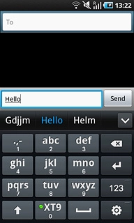 Press arrow down to see more words.
