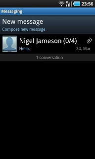 You have a number of options when you've read the text message.Press the required sender.Choose one of the following options:Reply to text message, go to 3a.Forward text message, go to 3b.Delete text message, go to 3c.