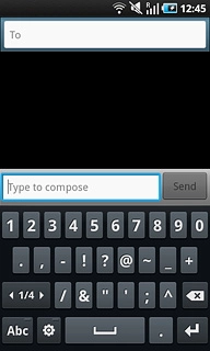 Press the required numbers or the required symbols.