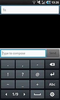 Press arrow right or arrow left to see more symbols.