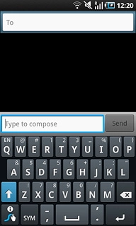 Press and hold the text input field until a pop-up menu is displayed.