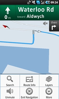 Press Exit Navigation.