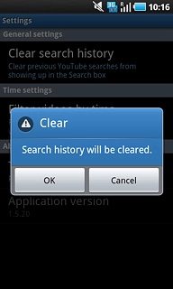 Press OK to confirm.