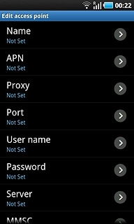 Press APN.Key in live.vodafone.com