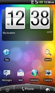 The active data connection icon shows that a data connection is active.Further information:Use internet browser