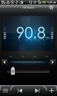 Press + at the bottom of the display.