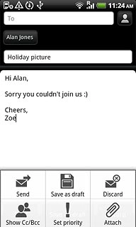 Press Attach.Go to the required folder.