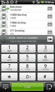 Press and hold 1 to call voicemail.