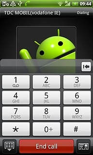 Press End call to end the call.