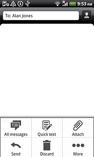Press Attach.Choose one of the following options:Insert picture, go to 4a.Insert video clip, go to 4b.Insert audio file, go to 4c.