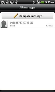 Press the required sender.