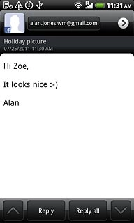 Press Reply.Write your email message.