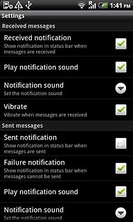 Press Notification sound.