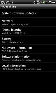 Press Software information.