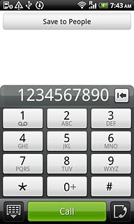 Key in the required number and press Call.