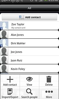 Press Import/Export.