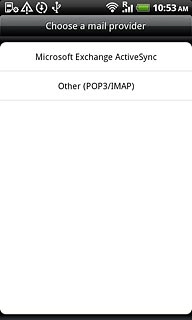 Press Other (POP3/IMAP).