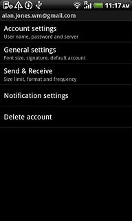 Press General settings.