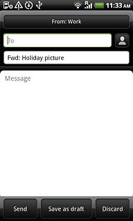 Press To.Key in the first letters of the required contact.Matching contacts are displayed.