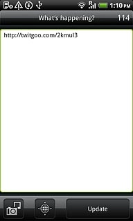 Key in a text for the picture.Press Update.