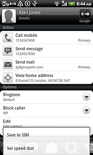 Press Set speed dial.