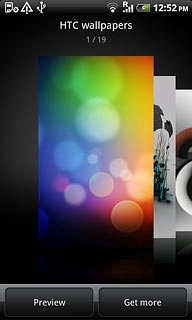 Press the required background image.