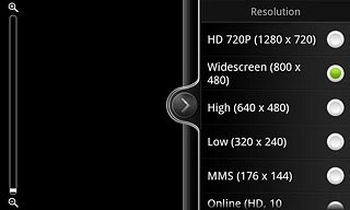 Press the required video quality.