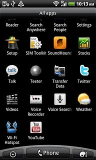 Press Wi-Fi Hotspot.