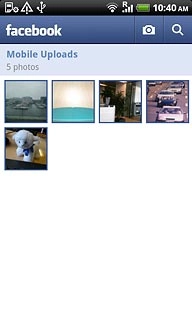 Press the camera icon.