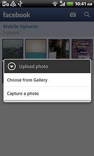 Press Choose from Gallery.