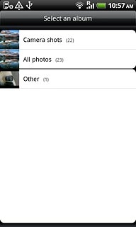 Press the required folder.