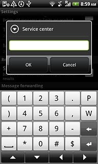 Key in +61415011501 and press OK.