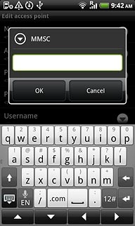 Key in http://pxt.vodafone.net.au/pxtsend and press OK.