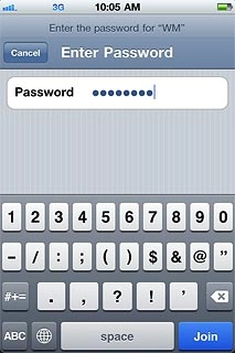 Follow the instructions on the display to select security settings, if required.Press Join.